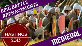 Epic Medieval Reenactment 1000 Reenactors  Hastings 2012 [upl. by Argent103]