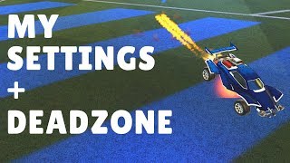 Best Controller Settings  Deadzone  Rocket League Tutorial [upl. by Ailasor521]