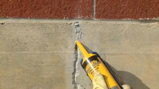 How to Repair Cracks in Vertical Concrete Surfaces with QUIKRETE [upl. by Alyehs]