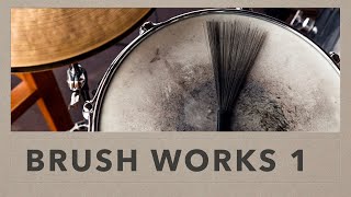 ブラシの使い方１ 基礎brush works 01 How to play jazz drum with brush [upl. by Willard125]