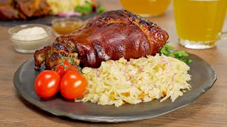 Traditional German Eisbein – Roasted Pork Knuckle Recipe by Always Yummy [upl. by Stralka]