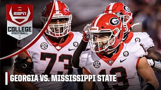 Georgia Bulldogs vs Mississippi State Bulldogs  Full Game Highlights [upl. by Ecyarg]