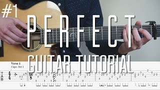 Ed Sheeran  Perfect  Fingerstyle Guitar Tutorial lesson  Part 1 [upl. by Yci]