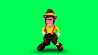 FREE Green Screen Dancing Monkeys 04 HD [upl. by Lirrehs]