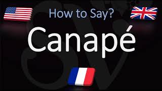 How to Pronounce Canapé CORRECTLY [upl. by Nevuer614]