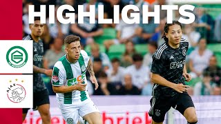 Highlights FC Groningen  Jong Ajax  Keuken Kampioen Divisie [upl. by Tankoos916]