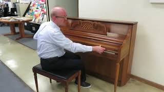 Kimball Console Piano Pecan [upl. by Powers142]