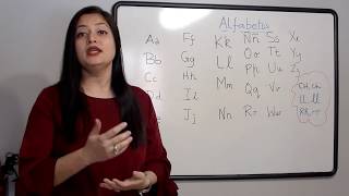 Step 1  Spanish Alphabets Hindi [upl. by Anoi]