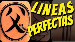 COMO Aprende a Tatuar LINEAS PERFECTAS con estos 7 TRUCOS [upl. by Sweyn221]