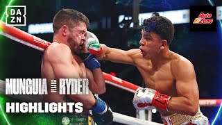 FIGHT HIGHLIGHTS  Jaime Munguia vs John Ryder [upl. by Namaj]