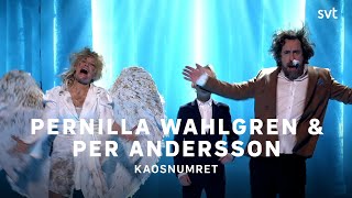 Pernilla Walhlgren amp Per Andersson – Kaosnumret  Melodifestivalen 2021  SVT [upl. by Alor]