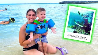 Snorkeling the Ruins in Atlantis Bahamas [upl. by Adeirf]