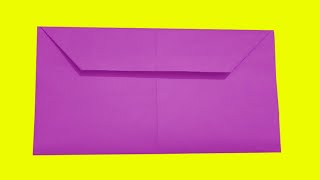 How to make an envelope out of rectangular paper  make some wonderful [upl. by Immot108]