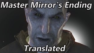 The Witcher 3  Hearts of Stone  Translated Ending  What Master Mirror said Gaunter ODimm [upl. by Oer]