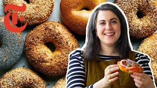 Claire Saffitz Makes Homemade Bagels  NYT Cooking [upl. by Eyatnod]