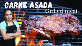 How to make CARNE ASADA  HOMEMADE carne asada tacos  Villa cocina [upl. by Deacon]