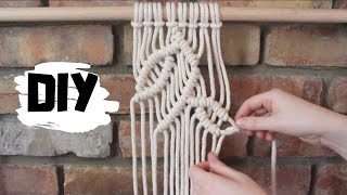 DIY Macrame Vine and Leaf Pattern [upl. by Fernand961]