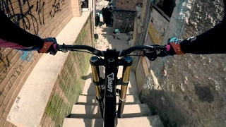 Steep Urban Mountain Biking Down a Rio Favela  Filip Polcs POV [upl. by Accem958]