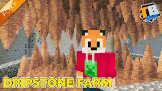 EASY Dripstone Farm  Minecraft Truly Bedrock [upl. by Ahrens]