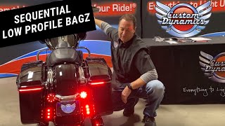 Custom Dynamics Sequential Low Profile Saddlebag Lights for HD [upl. by Reeve]