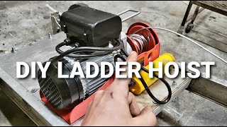 DIY ladder hoist [upl. by Eldon305]