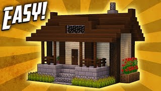 Minecraft How To Build A Small Survival House Tutorial 5 [upl. by Emoryt]