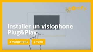 Comment installer un visiophone V100 V300 V500 PlugampPlay   Somfy [upl. by Guglielma]