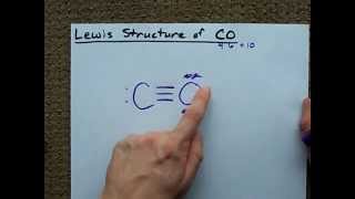 Lewis Structure of CO Carbon Monoxide [upl. by Larual]