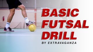 How to Improve Your Footwork in 4 Minutes  Basic Futsal Training [upl. by Nilad]