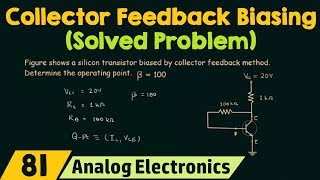 Collector Feedback Biasing Solved Problem [upl. by Nairdad652]