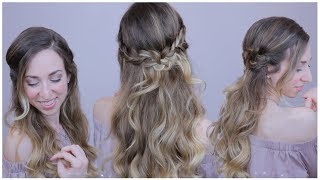 TRECCIA CORONA Crown Braid  Silvia Viscardi [upl. by Nonad707]