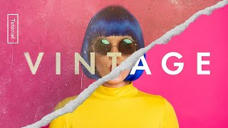 How to Create a Vintage Photo Look – Photoshop Tutorial [upl. by Won]