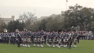 The Citadel Regimental Band amp Pipes [upl. by Zorine832]