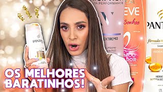 TOP 5 MELHORES SHAMPOOS BARATOS que DEIXAM o CABELO LISO [upl. by Nhar]