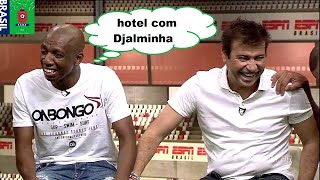 Amaral e suas peripécias confusão com apartheid refeição de rato e hotel com Djalminha ESPN [upl. by Haorbed]