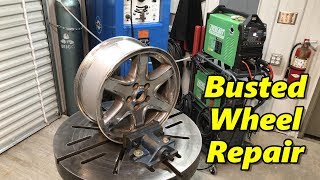 SNS 239 Aluminum Wheel Repair [upl. by Nodyarg]