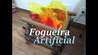 DIY FOGUEIRA ARTIFICIAL l FABIANA VILHEGA [upl. by Yauq]