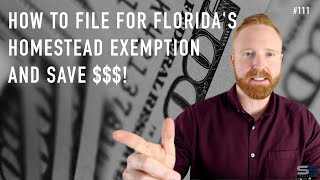 How to File for Florida’s Homestead Exemption and Save [upl. by Ruphina]