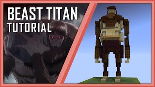 How to Build BEAST TITAN in Minecraft Attack on Titan Tutorial [upl. by Airlia]