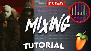 THE ULTIMATE UK DRILL MIXING TUTORIAL How To Mix A UK Drill Beat  FL Studio [upl. by Ardnosac43]