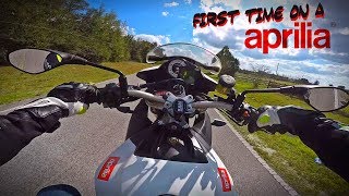 Aprilia Tuono V4 Test Ride  Wheelies [upl. by Eirod]