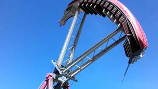 HMB Endeavor Pirate Ship Ride Californias Great America Swing California Santa Clara [upl. by Eissirhc]