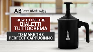 How to Use the Bialetti Tuttocrema Milk Frother [upl. by Yenahpets]