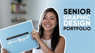 My Senior Graphic Design Portfolio With Tips [upl. by Tonneson]