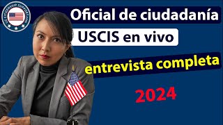 Oficial INGLÉS A ESPAÑOL 100 Preguntas amp Respuestas Aleatorias USCIS [upl. by Ragucci]