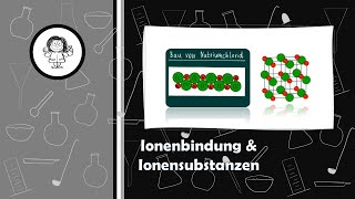 Ionenbindung amp Ionensubstanzen  Natriumchlorid  Schalenmodell [upl. by Ahsercul]