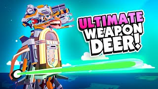 NEW Equipping EVERY WEAPON IN THE GAME  DEEEER Simulator [upl. by Aehtrod]