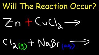 Chemistry  Will The Reaction Occur [upl. by Vanderhoek]