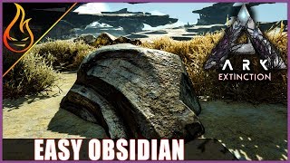 Ark Extinction Obsidian Locations [upl. by Dougy]