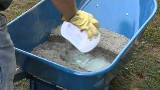 How to Hand Mix QUIKRETE® Concrete [upl. by Domella]